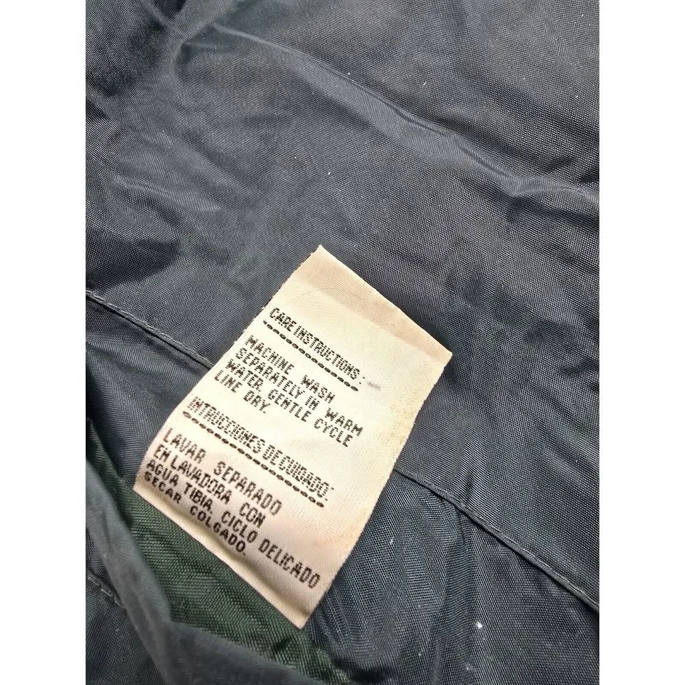 Vtg 80s 90s Reversible Winter Windbreaker Lined‎ Coat XL Jacket Polyester Pocket